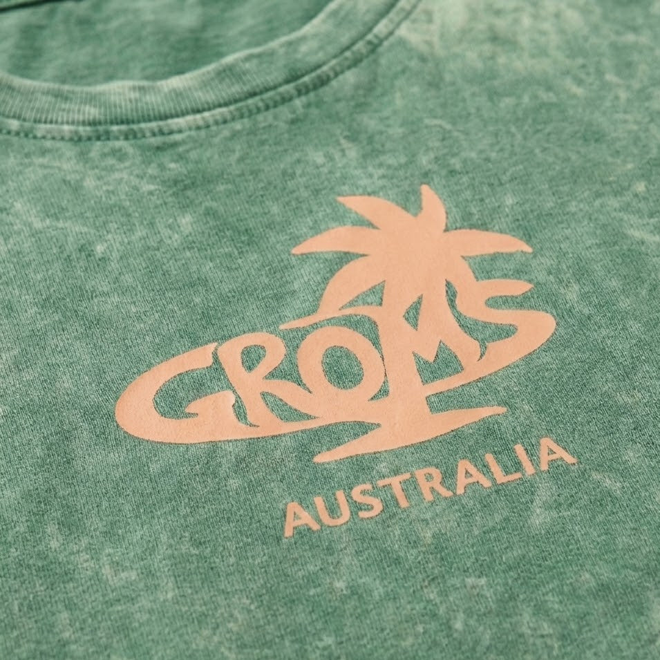 Ladies Crop Tee - Green