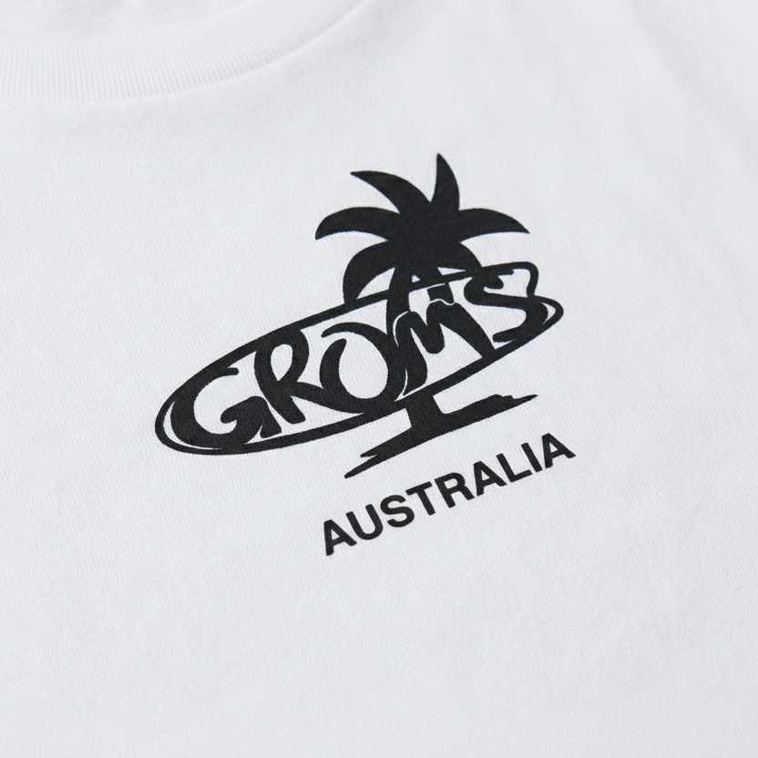 Ladies Crop Tee - White
