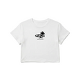 Ladies Crop Tee - White