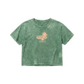 Ladies Crop Tee - Green